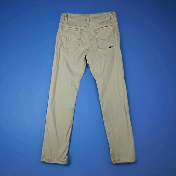 Prana Pants Men 31x33 Slim Fit Stretch Brion Slim Fit Performance Outdoor Travel - Picture 2 of 10